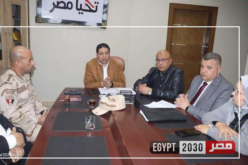 اجتماعات تحضيرية ضمن الإعداد لمشروع التدريب العملي المشترك لمجابهة الأزمات ببني سويف