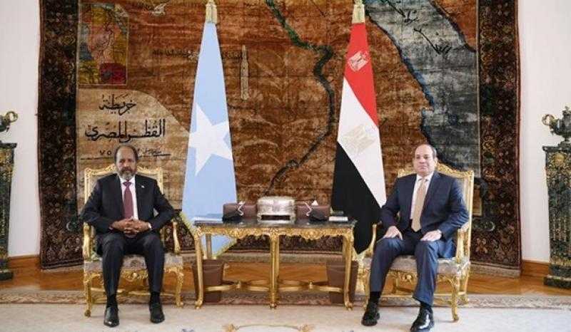 السيسي يبحث مع نظيره الصومالي الأوضاع الإقليمية بالشرق الأوسط والقرن الأفريقي والبحر الأحمر