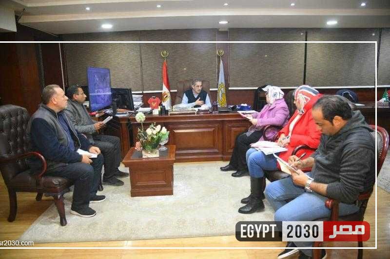 محافظ الغربية يناقش آخر مستجدات الموقف التنفيذي لمشروعات «حياة كريمة»