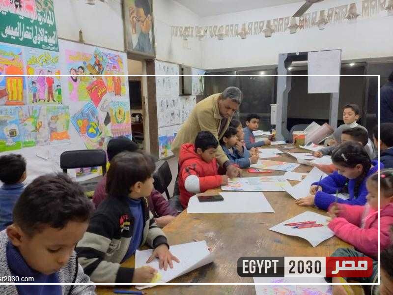 ورش وعروض فنية للأطفال بأسيوط احتفالا بعيد الشرطة