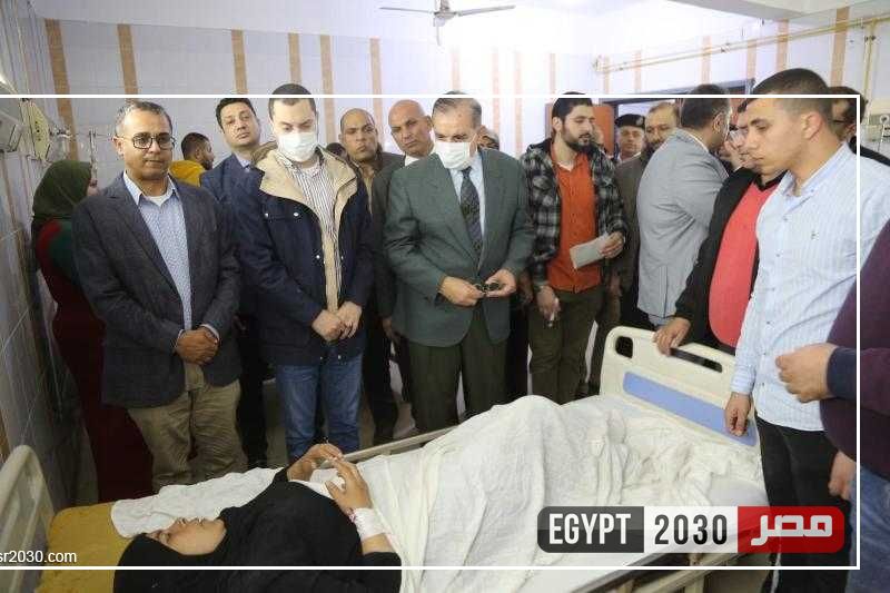 محافظ كفر الشيخ يتابع حادث سقوط سور بلكونة منزل بشارع سعد زغلول بدسوق