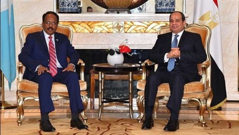الرئيس السيسي ونظيره الصومالي