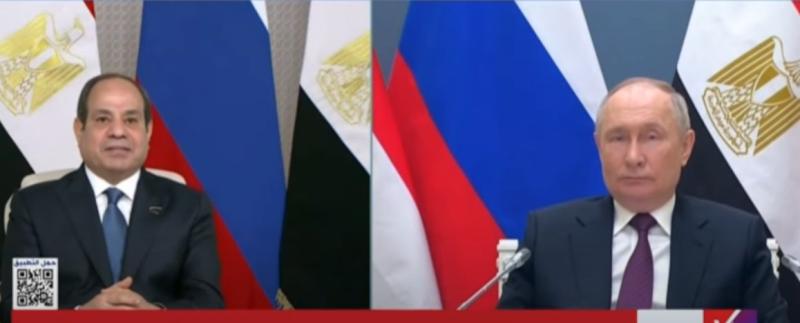 بوتين: مصر تعد شريكا استراتيجيا لروسيا.. ونعمل على تعزيز العلاقات المشتركة