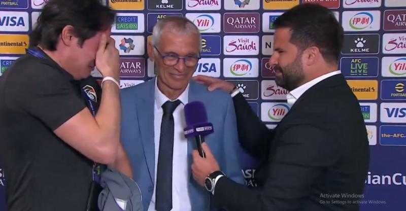 شاهد.. لحظة بكاء كوبر ومحمود فايز بعد تأهل سوريا لدور الـ16 بأمم آسيا