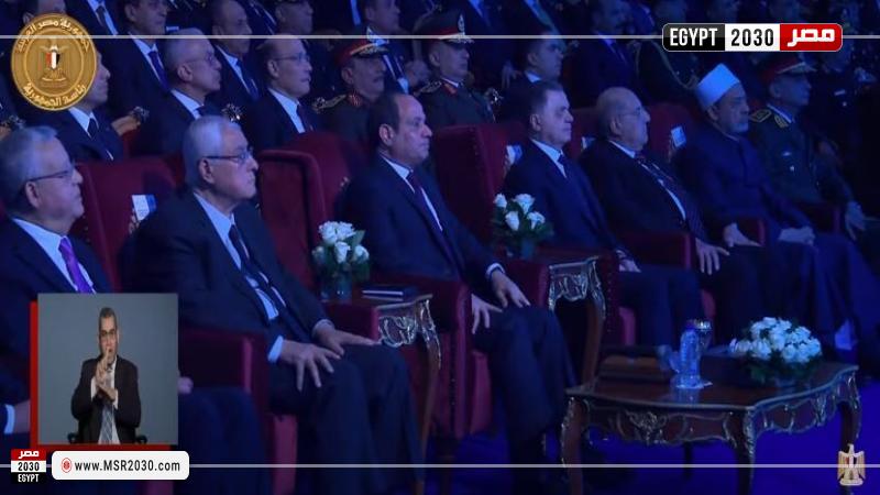 السيسي يشهد احتفالية عيد الشرطة