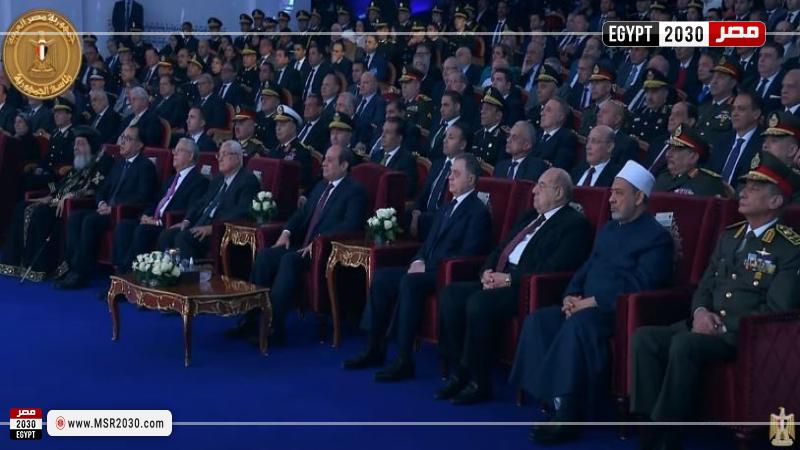 السيسي يشهد احتفالية عيد الشرطة