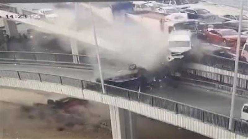 قرار عاجل من النيابة بشأن سائق ”التريلا” المتسبب في حادث المريوطية