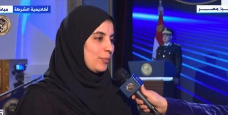 زوجة الشهيد حمادة الساكت عن تكريمه: «لحظة عظيمة وأشعر بالامتنان للسيسي»