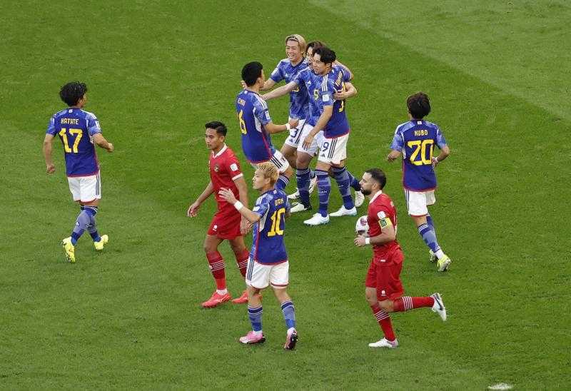 منتخب اليابان يقسو على إندونيسيا بثلاثية ويتأهل لدور الـ 16 بكأس أمم آسيا