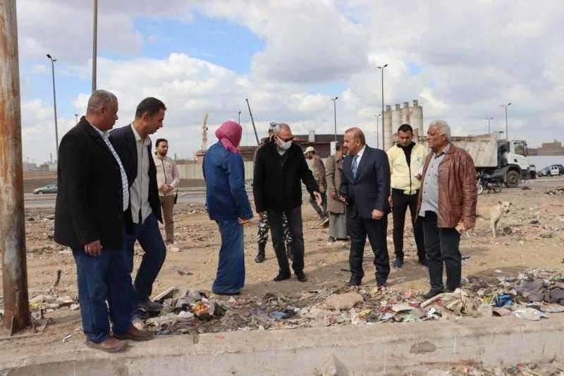 محافظ القليوبية يتفقد أعمال النظافة بأحياء غرب وشرق شبرا الخيمة ومدينة الخصوص