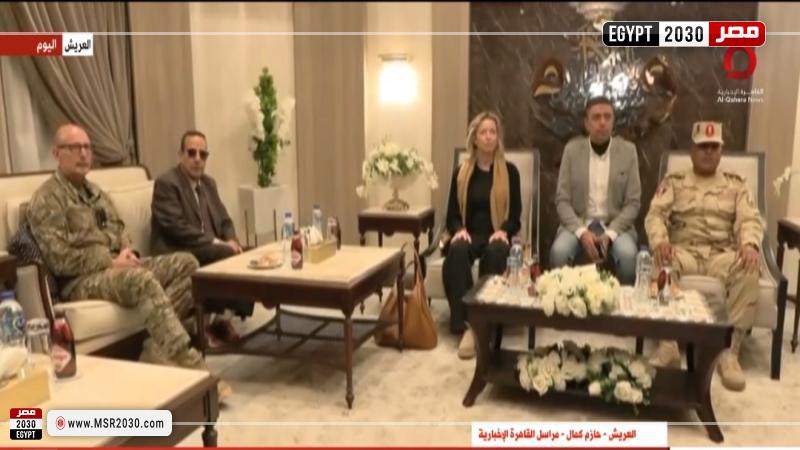 جانب من اللقاء مع وزيرة الدفاع الهولندية
