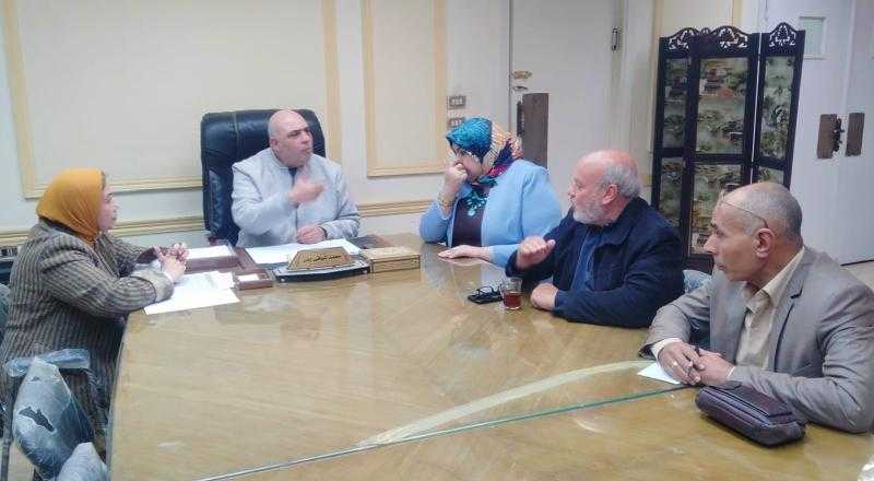 السكرتير العام لمحافظة البحيرة يعقد اجتماعاً بشأن حصر أراضي أملاك الدولة