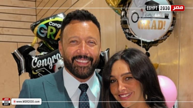 أحمد فهمي وزوجته المطربة أميرة أحمد فراج