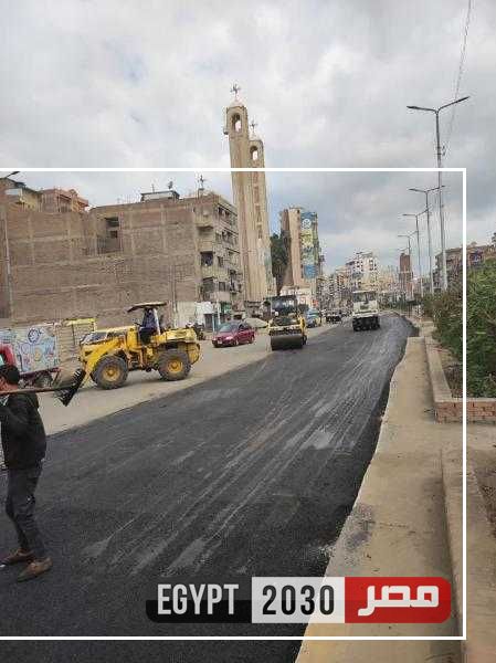 محافظ الغربية يتابع استكمال أعمال الرصف بشارع البحر بالمحلة الكبرى