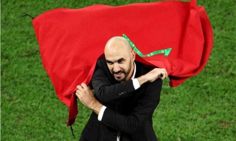 الكاف يلغي عقوبة وليد الركراكي بعد المشاجرة مع لاعب الكونغو الديمقراطية