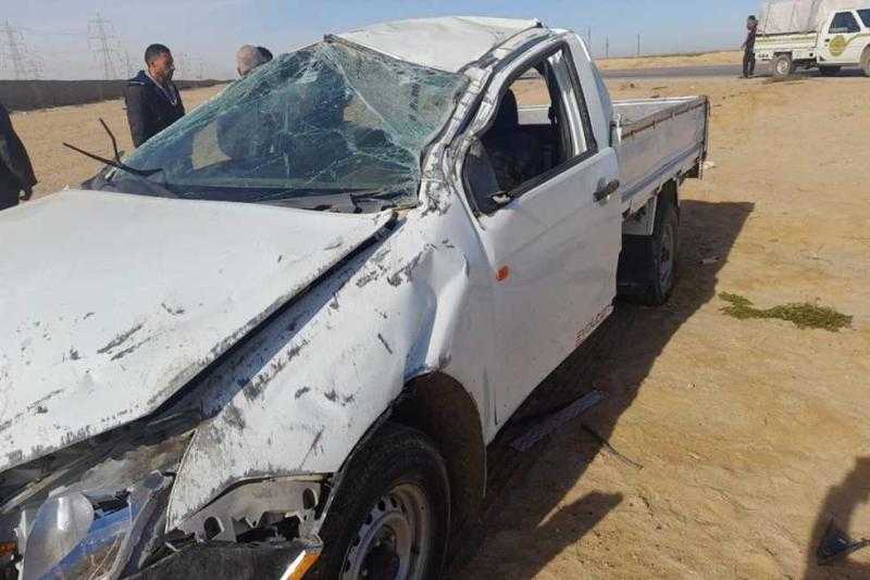 مصرع وإصابة 5 أشخاص فى حادث انقلاب سيارة بأسوان