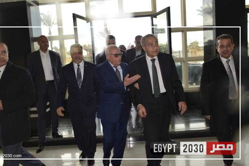محافظ بورسعيد يستقبل وزير  التموين والتجارة الداخلية