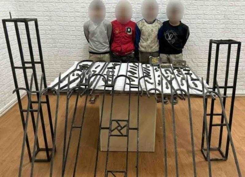 ضبط 10 لصوص لارتكاب جرائم سرقات متنوعة .. صور