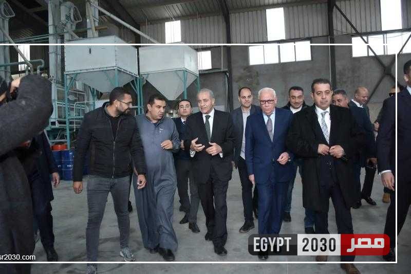 ” وزير التموين ” و”محافظ بورسعيد” يتفقدان مضرب الأرز