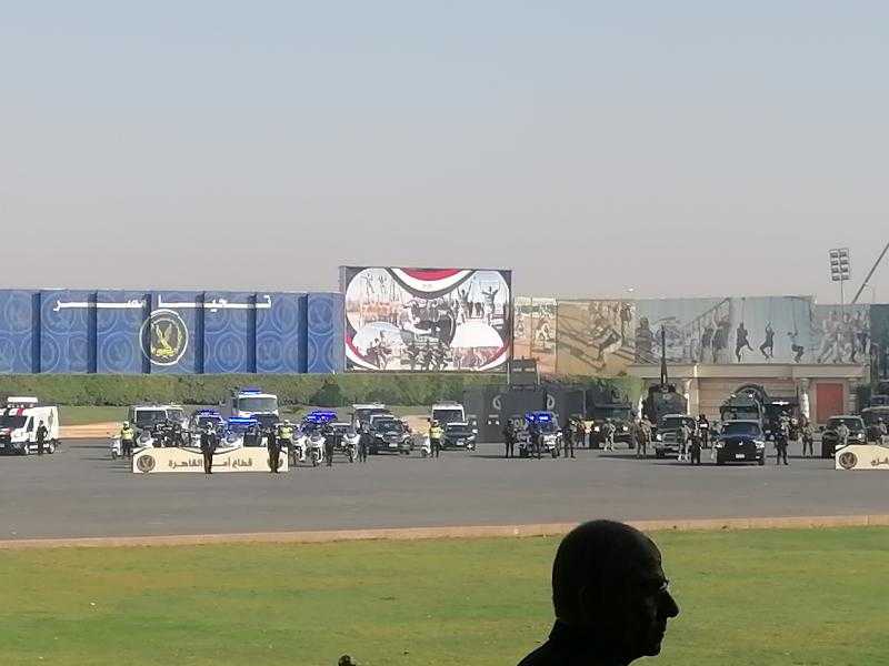 بدء حفل معرض المعدات والتجهيزات بمناسبة عيد الشرطة الـ72 | صور