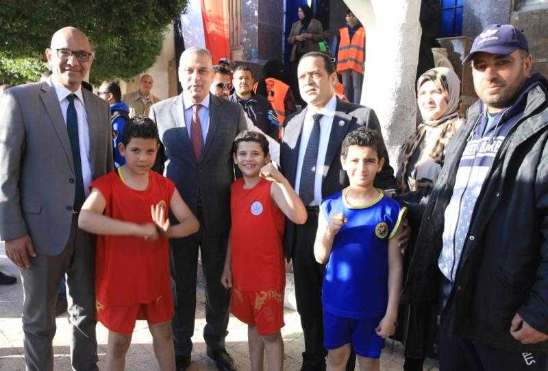 الفقي يتفقد أعمال تطوير مركز شباب مدينة سوهاج