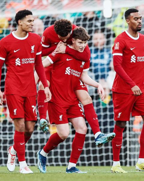 فيديو | ليفربول يكتسح نورويتش بخماسية ويتأهل لدور الـ16 من كأس الاتحاد الإنجليزي