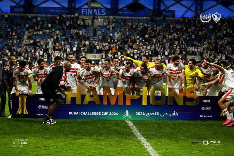 الزمالك يتوج ببطولة التحدي الودية بعد اكتساح الأهلي السعودي