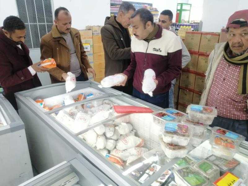 حملة تموينية في دمياط لضبط جرائم الغش التجاري واحتكار السلع