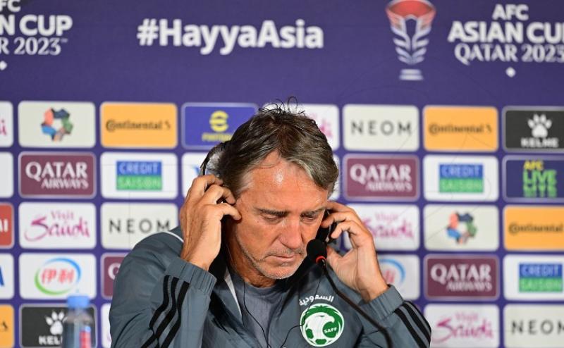 تصريحات مثيرة من مانشيني عن مباراة السعودية وكوريا الجنوبية في أمم آسيا 2023