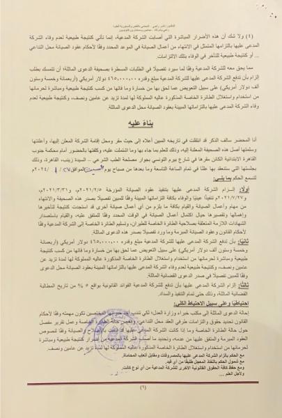 صحيفة الدعوى