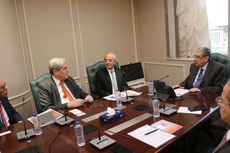 وزير الكهرباء يبحث مع رئيس شركة «IM Power» للطاقة سبل التعاون المشترك