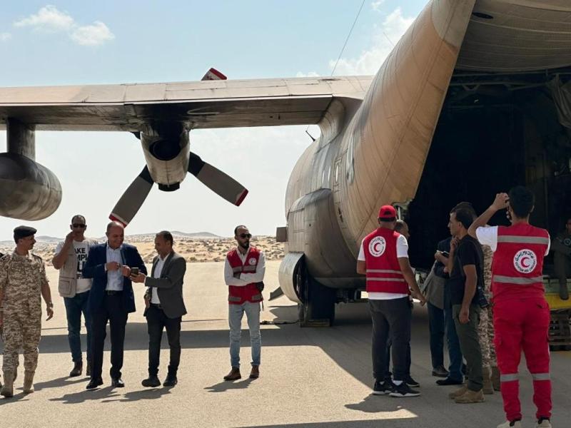 مطار العريش يواصل استقبال المساعدات الإنسانية والإغاثية لإرسالها إلى غزة.. تفاصيل