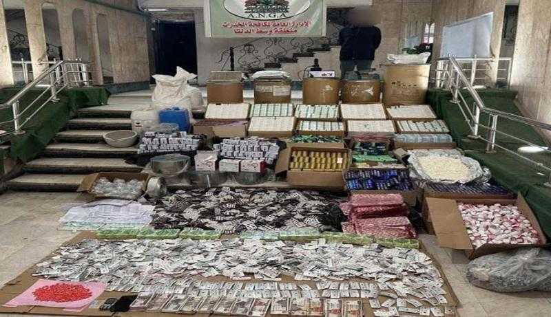ضبط 530 ألف قرص مخدرة بحوزة عاطل في طنطا