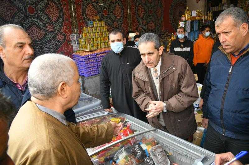 محافظ الغربية يفتتح منفذ معًا ضد الغلاء بقرية كفور بلشاي