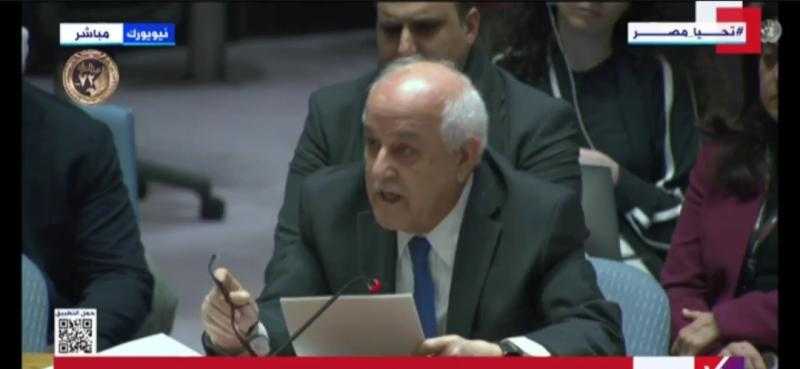 مندوب فلسطين بمجلس الأمن: الاحتلال الإسرائيلي يواصل جرائمه في قطاع غزة