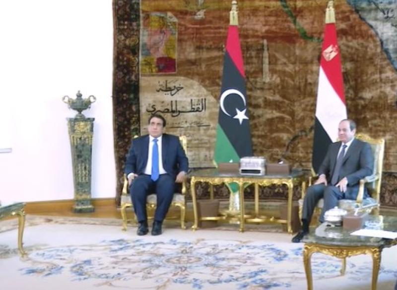 شاهد.. مراسم استقبال السيسي لرئيس المجلس الرئاسي الليبي بقصر الاتحادية