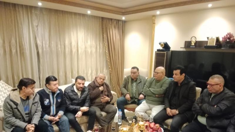 مجلس نقابة الموسيقين فى منزل مصطفي كامل