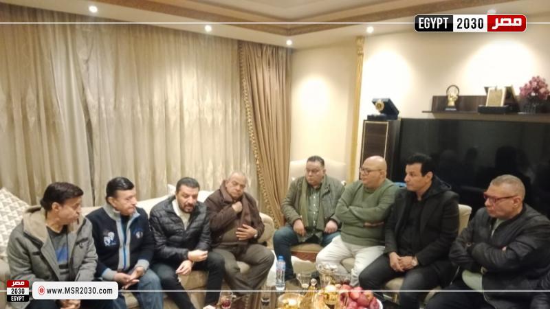 مجلس نقابة الموسيقين فى منزل مصطفي كامل