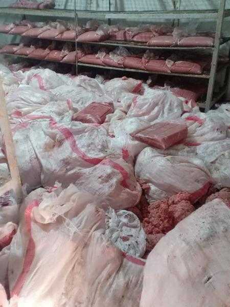 محافظ القليوبية: ضبط 3 أطنان مفروم دواجن غير صالح للاستخدام الآدمي بالخانكة