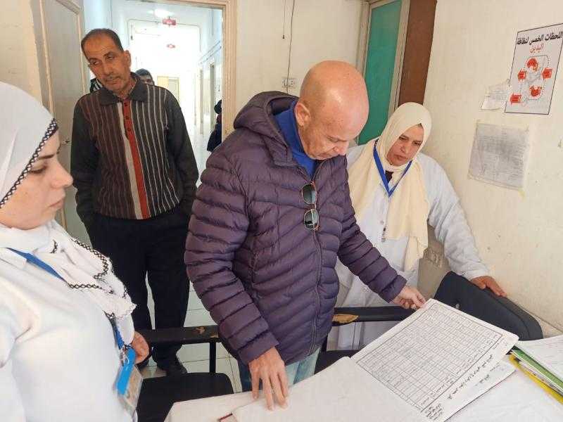 وكيل وزارة الصحة بالشرقية يتفقد الخدمات الطبية بمستشفى ههيا المركزي