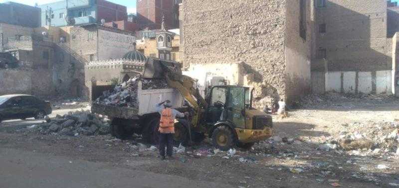 رفع 8594 طن مخلفات خلال الأسبوع الماضي بالإسماعيلية