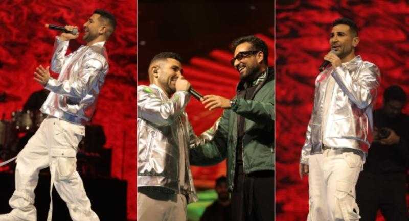 بحضور 40 ألف من الجمهور.. عمرو سعد مفاجأة حفل شقيقه أحمد سعد في دبي
