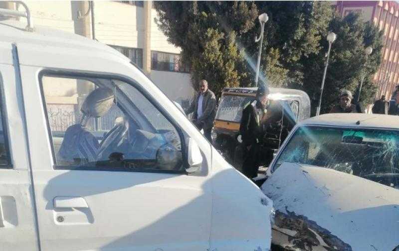 إصابة 8 أشخاص في حادثي تصادم بأسيوط وبني سويف