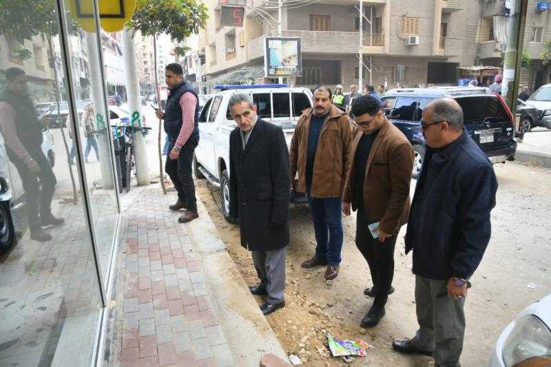 محافظ الغربية يتابع مشروعات الرصف والتطوير بطنطا