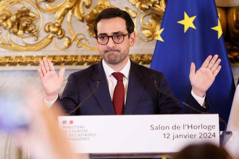 وزير الخارجية الفرنسي: الفلسطينيون يعانون حصارا شاملا في قطاع غزة.. وندعو لوقف إطلاق نار مستدام