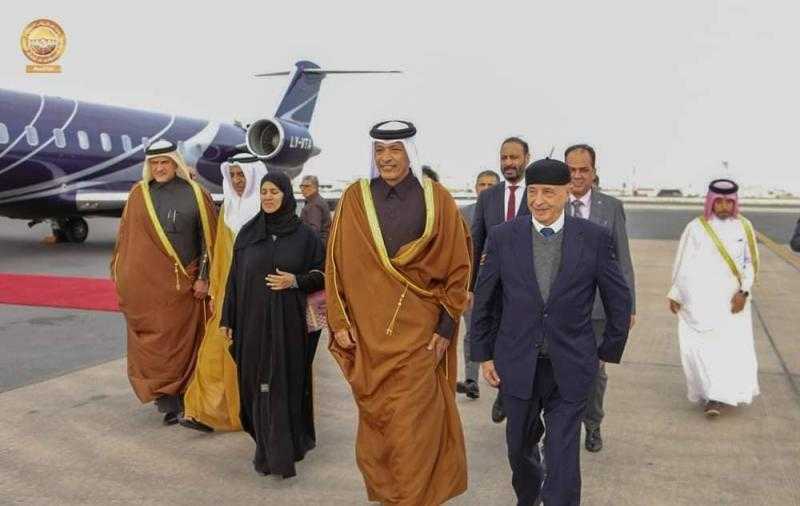 رئيس مجلس النواب الليبي يصل قطر في زيارة رسمية