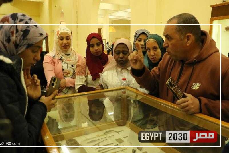 متحف الوادي الجديد يستقبل فتيات المحافظات الحدودية في الملتقى 15 لمشروع أهل مصر