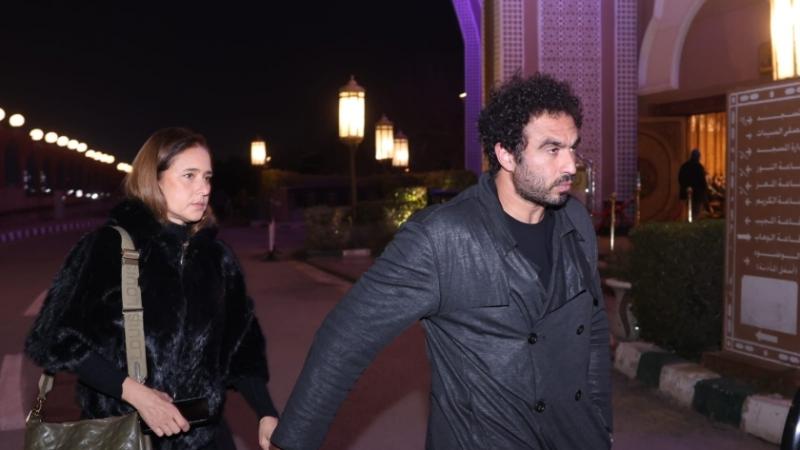 نيللي كريم وزوجها هشام عاشور