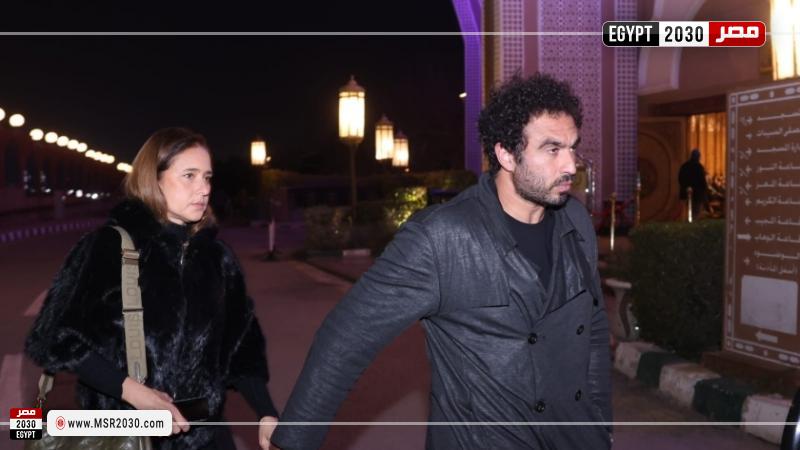 نيللي كريم وزوجها هشام عاشور