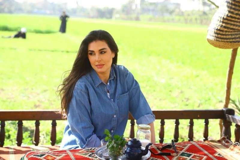 ياسمين صبري من كواليس مسلسل رحيل